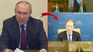 Putin hamının gözü qarşısında Türkiyəyə gedən məmuru danladı – ŞOK VİDEO