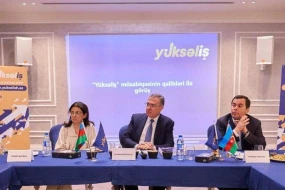 Prezidentin köməkçisi “Yüksəliş” müsabiqəsinin qalibləri ilə görüşdü - FOTO