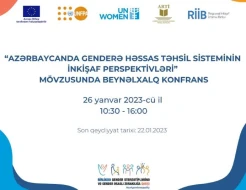 “Azərbaycanda genderə həssas təhsil sisteminin inkişaf perspektivləri” mövzusunda beynəlxalq konfrans keçiriləcək