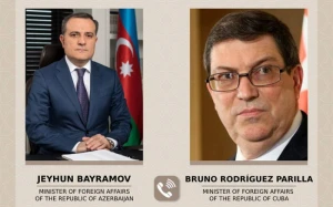 Azərbaycan və Kuba XİN başçıları danışıqlar apardı