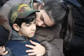 Şəhidimizin ailəsi... - FOTOLAR