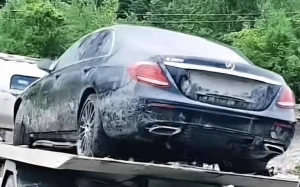 İsmayıllıda sel aparan lüks avtomobil kimindir? - FOTO/VİDEO