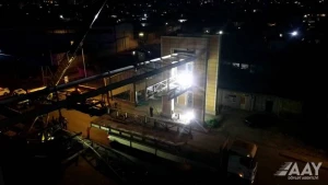 Piyada keçidində aparılan təmir-bərpa işləri davam edir - VİDEO/FOTO