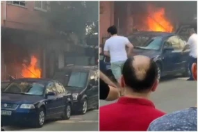 İstanbulda güclü PARTLAYIŞ