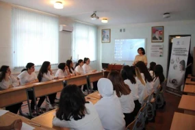 Qadınların karyera imkanlarının inkişaf etdirilməsi ilə bağlı layihə keçirildi - FOTOLAR