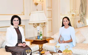 Birinci xanımların görüşündən FOTOLAR