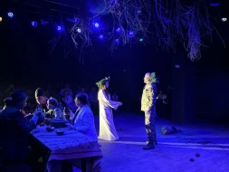 Milli Teatrın tamaşası beynəlxalq festivalda böyük maraqla qarşılandı - FOTOLAR