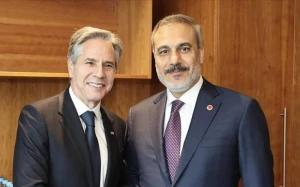 Hakan Fidanla amerikalı həmkarı Ukraynadakı vəziyyəti müzakirə etdilər