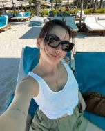 Safurə Əliyeva isti yay günlərində belə dincəlir - FOTO