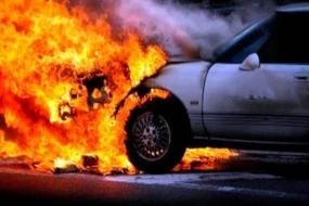 \"Hyundai\" yandı, xəsarət alan var