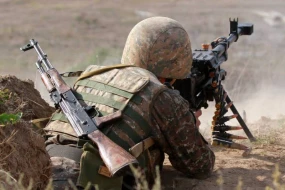 Azərbaycanla sərhəddə təxribat törədən Ermənistan hərbçisi yaralanıb