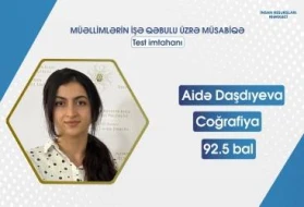 Bu gün ən yüksək nəticə göstərən müəllimlər - FOTOLAR