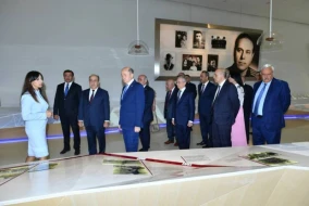 Ədliyyə işçiləri Heydər Əliyev Mərkəzini ziyarət ediblər