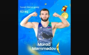 Güləşçimiz reytinq turnirində qızıl medal qazandı