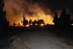 İcra başçısı yanğın olan əraziyə gəldi