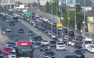 Bakıda bu yollarda sıxlıq var - SİYAHI