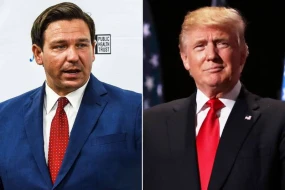 Trampa rəqib göstərilən Ron DeSantis qəzaya düşdü