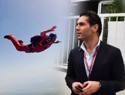 Sabiq nazirin oğlu İspaniyada paraşütlə tullandı VİDEO