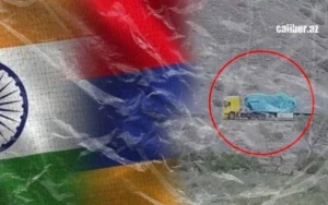 Hindistan Ermənistana hərbi texnika daşıyır - VİDEO