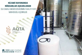 “Suel” içməli su emalı müəssisəsinin fəaliyyəti məhdudlaşdırıldı