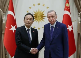 Ərdoğan Takahiko Katsumatan ilə  görüşdü - FOTO