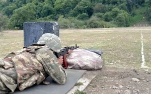 Kursantlar düşərgə toplanışına cəlb olunub - VİDEO