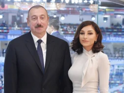 İlham Əliyev və Mehriban Əliyeva İtaliyanın paytaxtından Milana gəliblər