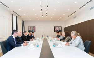 Vilayət Eyvazov AŞPA həmməruzəçiləri ilə görüşdü