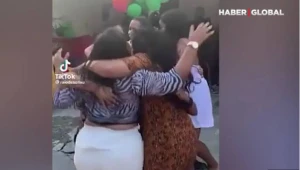 Rəqs edən qızların başına iş gəldi: Yerə girdilər - VİDEO