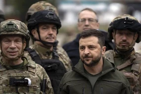 Volodimir Zelenski Xerson vilayətinə səfər edib 