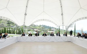 Laçında Əlaqələndirmə Qərargahının növbəti iclası keçirilib - FOTOLAR