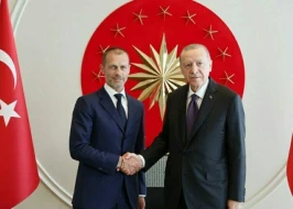 Ərdoğan UEFA Prezidentini qəbul etdi