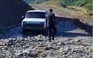 Quba rayonu ərazisində bir-neçə yolda yaranmış məhdudiyyətlər aradan qaldırıldı - VİDEO