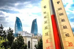 Ötən gün temperatur iqlim normasından 3.8 dərəcə yuxarı olub - FAKTİKİ HAVA