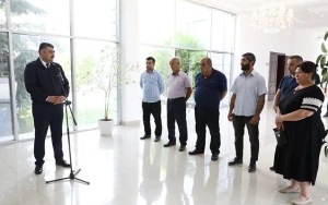 \"Açıq mikrofon\" Samuxda - FOTOLAR