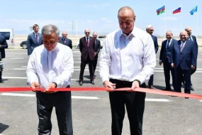 İlham Əliyev və Rüstəm Minnixanov Cəbrayılda açılışda iştirak etdilər - YENİLƏNDİ (FOTO)