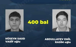 Qəbul imtahanında ən yüksək balı onlar topladılar