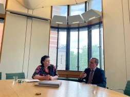 Nazir Londonda mina problemindən danışdı