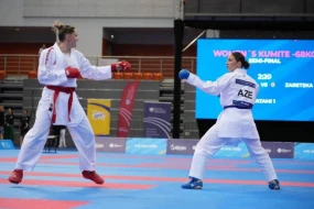 İrina Zaretska qızıl medal qazandı - FOTO