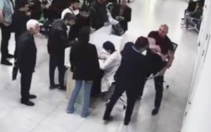 Qazinin çənəsini qıran idmançı ev dustaqlığına buraxıldı - VİDEO