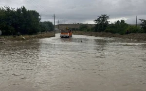 Qazaxdan sel keçdi: Kəndlər su altında qaldı - VİDEO