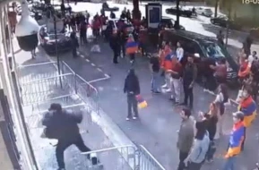 Parisdəki səfirliyimizə hücum edən erməni HƏBS EDİLDİ