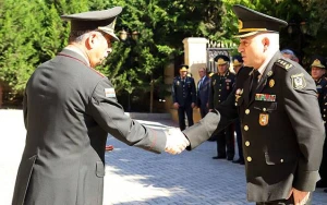 Hərbi qulluqçulara ali hərbi rütbələr təqdim edildi - FOTOLAR