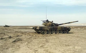 Azərbaycan Ordusunun tank bölmələrinin döyüş hazırlığı yoxlanıldı - FOTO/VİDEO