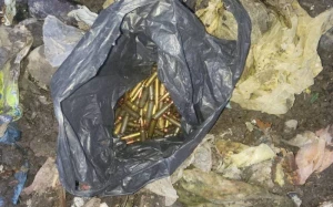 Qubada silah-sursat aşkarlanıb - FOTO