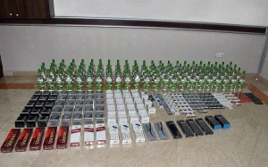 Naxçıvanda aksizi olmayan siqaret və içkilər aşkarlandı