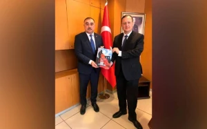 Səfirimiz Türkiyə XİN rəsmisi ilə görüşdü - FOTO