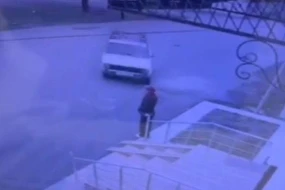 Zaqatalada gənc qızı maşın vurdu - ANBAAN VİDEO