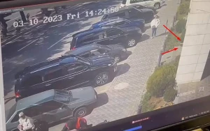 Bakıdakı atışmanın görüntüləri yayıldı - VİDEO