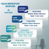SOCAR \"Azəriqaz\" İB-nin \"Açıq mikrofon\" aksiyası davam edir